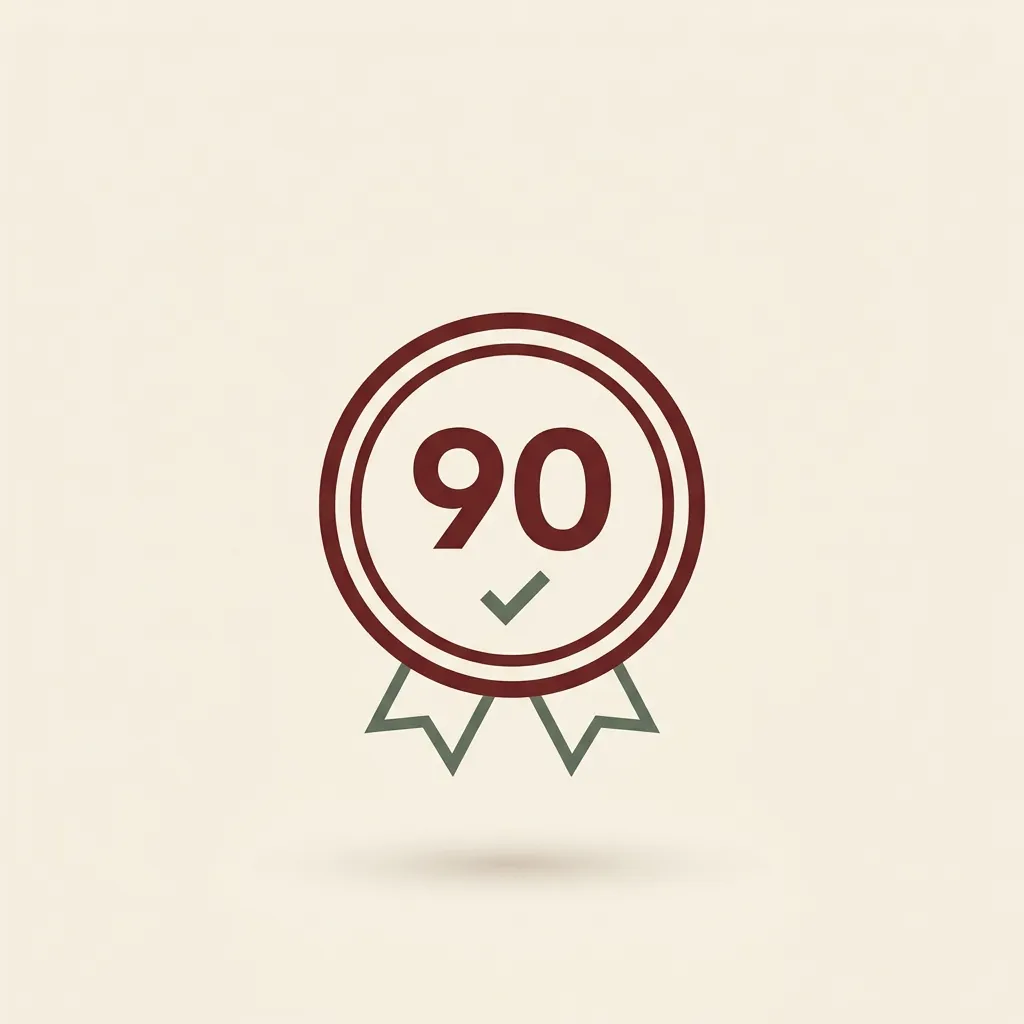 חותמת 90 יום החזר כספי